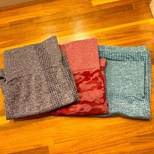 3 Pairs (Set) Seamless Biker Shorts